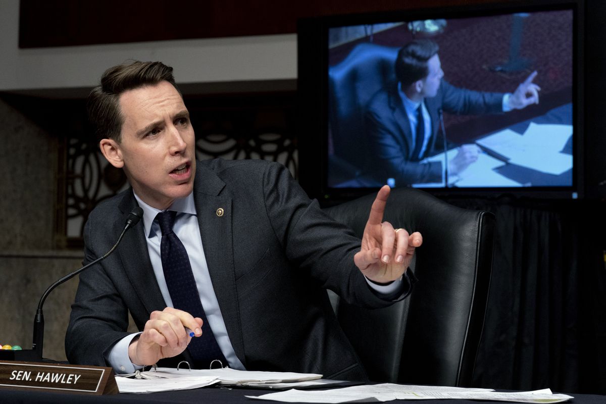 Sen. Hawley uses Capitol riot hearing to criticize ex-general who called him ‘piece of s–t’