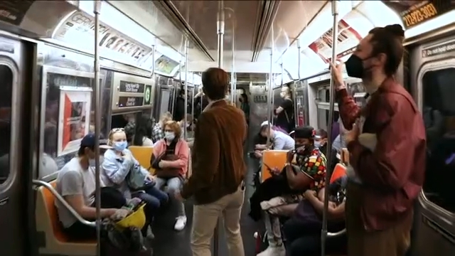 Asian woman harassed, spit on inside Brooklyn subway train