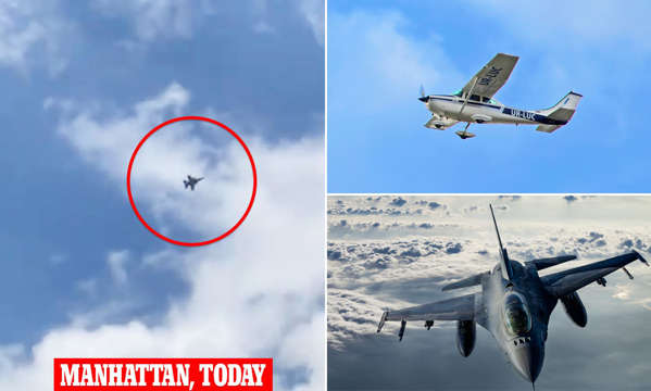 US fighter jet intercepts Cessna flying into restricted airspace over NYC