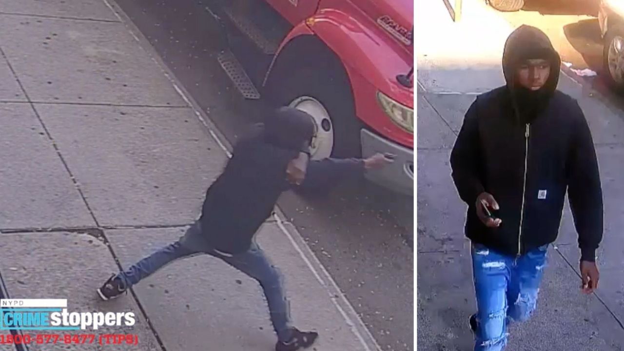Video shows gunman opening fire on Harlem street, grazing 14-year-old boy stepping onto MTA bus