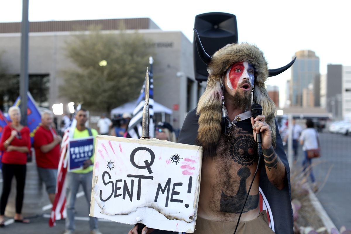 QAnon Shaman gets 3 1/2 years in prison for storming the Capitol on Jan. 6