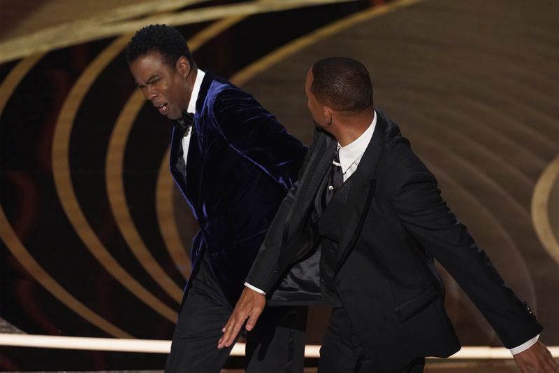 Will Smith refused to leave Oscars after slapping Chris Rock
