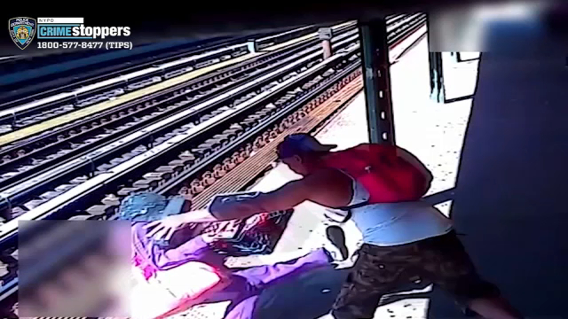 Man wanted for shoving woman onto tracks at Bronx subway station