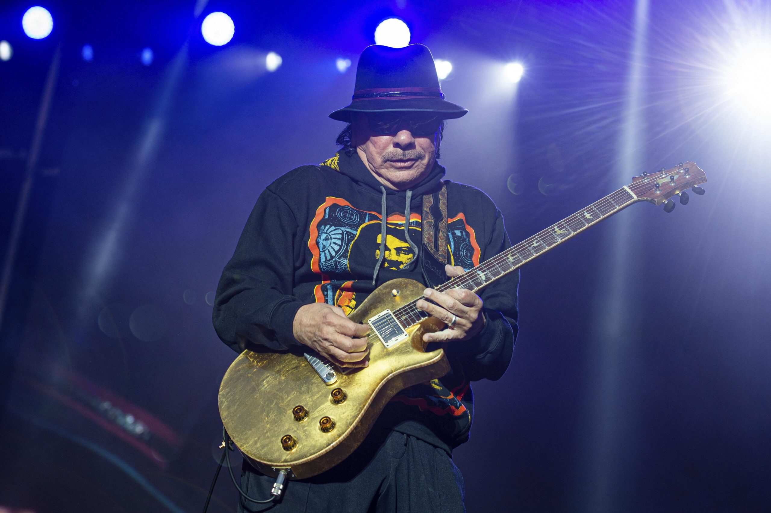 Carlos Santana collapses during Michigan concert due to heat exhaustion, dehydration