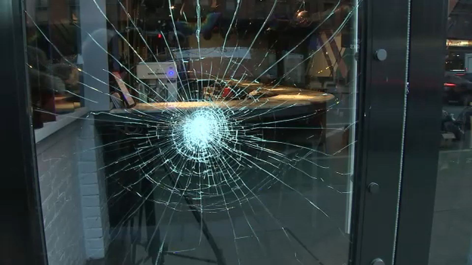 Window of gay bar in Hell’s Kitchen smashed by rock