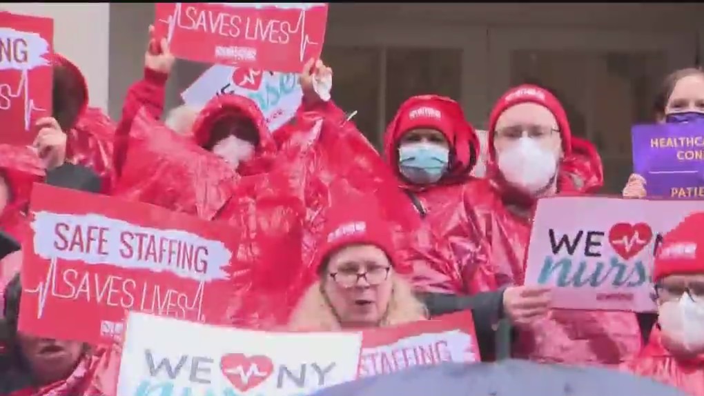 17,000 NYC nurses authorized to strike if union contract negotiations are not reached with hospitals