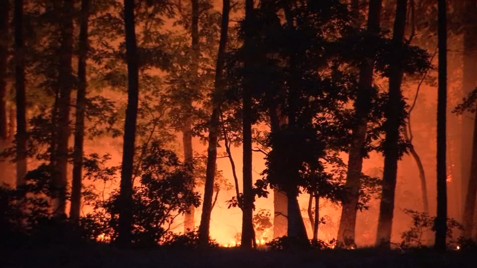 Jackson Twp. wildfire now 70% contained, 15 structures threatened