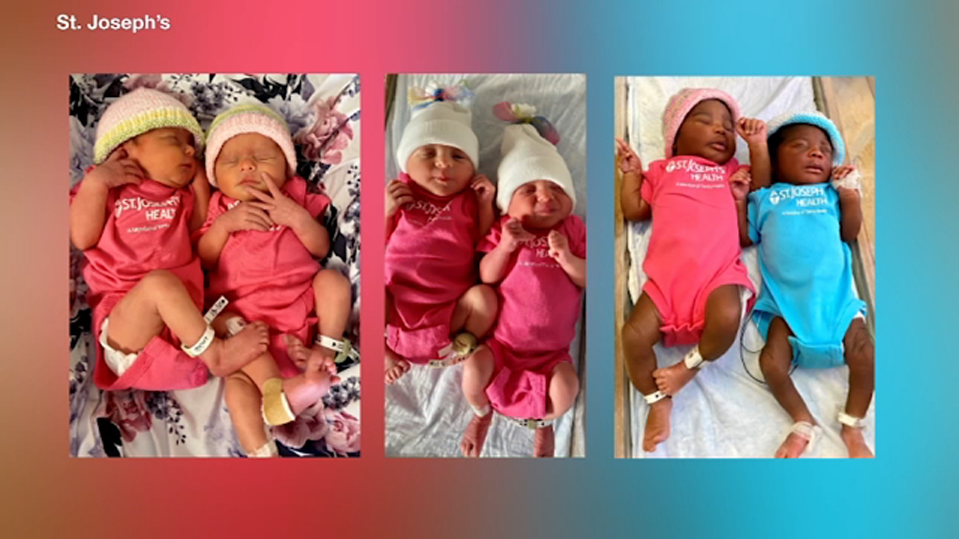 Three sets of twins born at same New York hospital in 24 hours