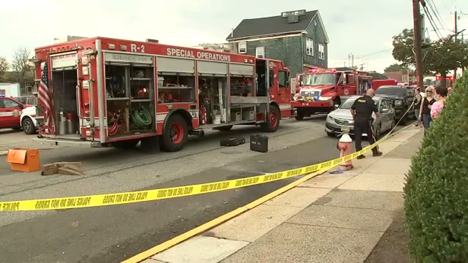 Construction worker trapped, injured in East Rutherford restaurant collapse