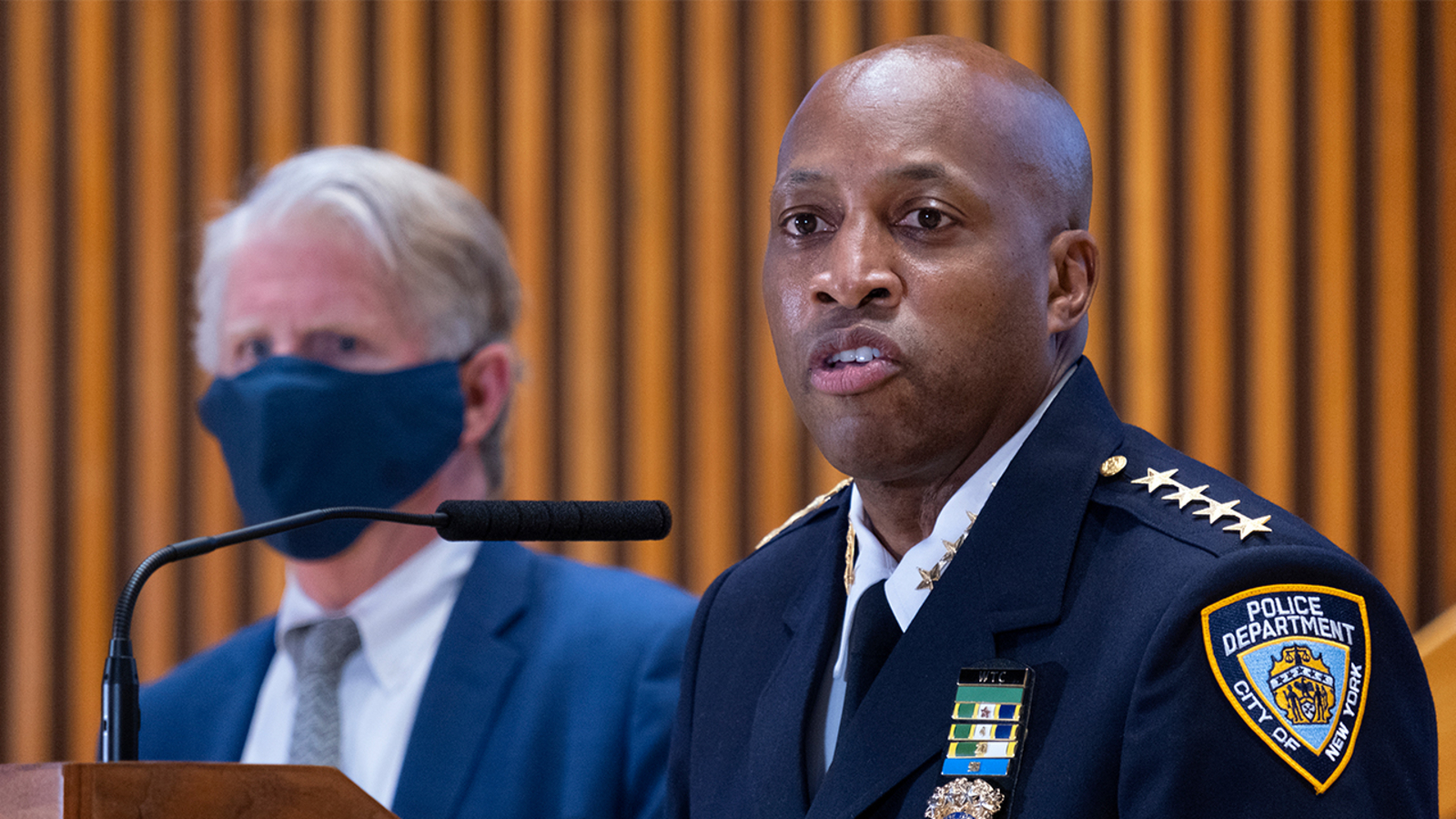 Rodney Harrison says he will be “stepping down” as Suffolk County police commissioner